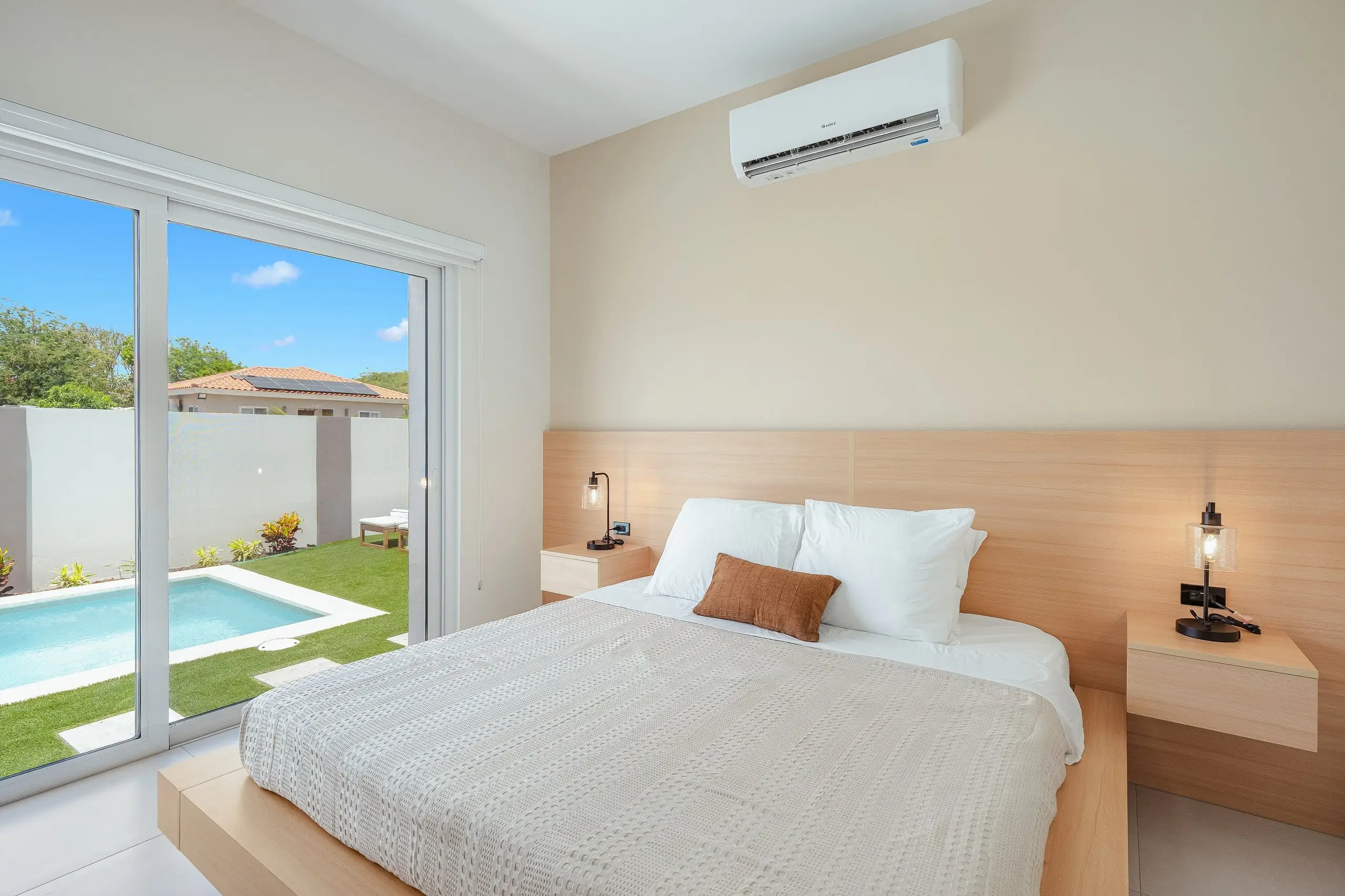 Bedroom one, king bed
