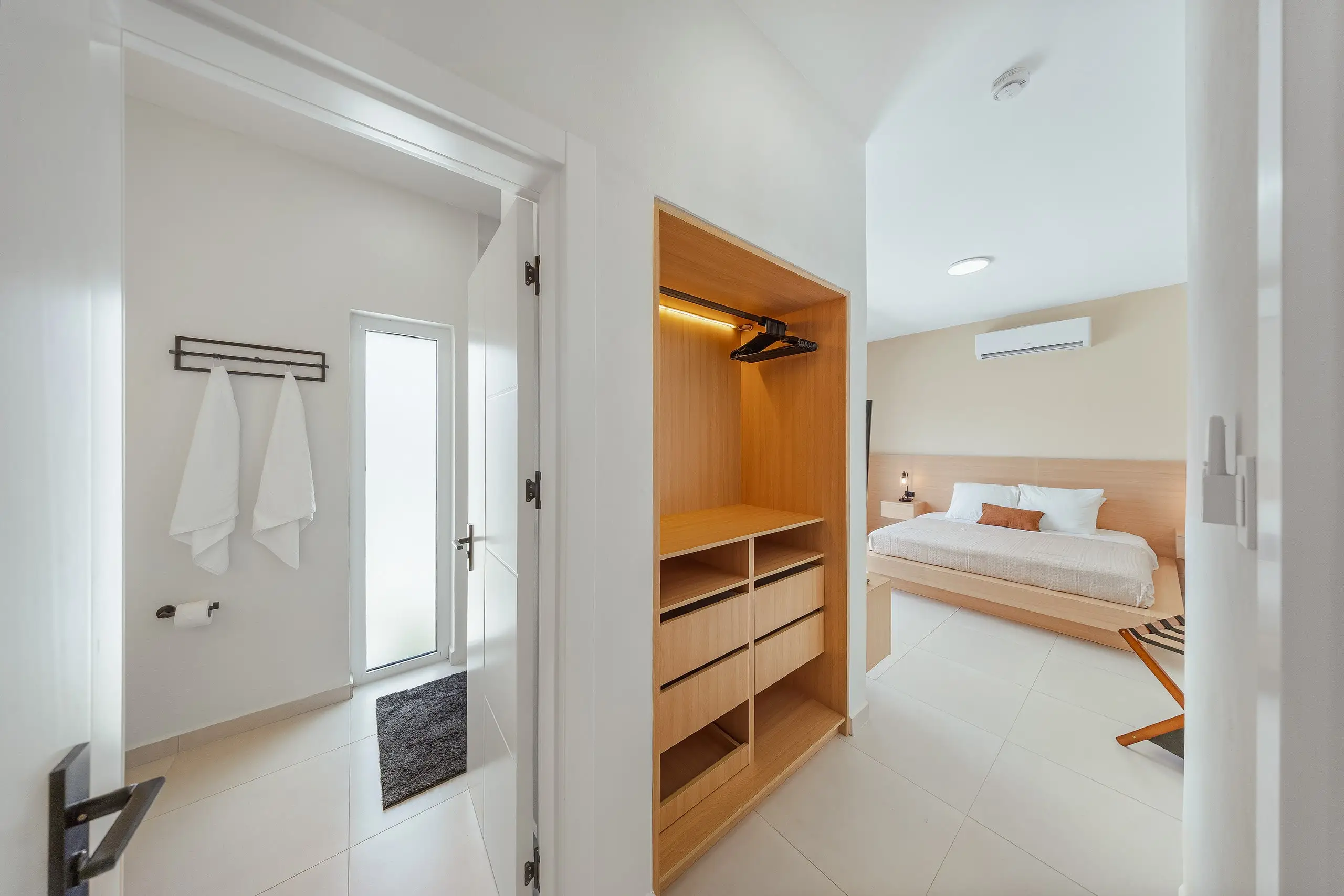 Bedroom one, king bed