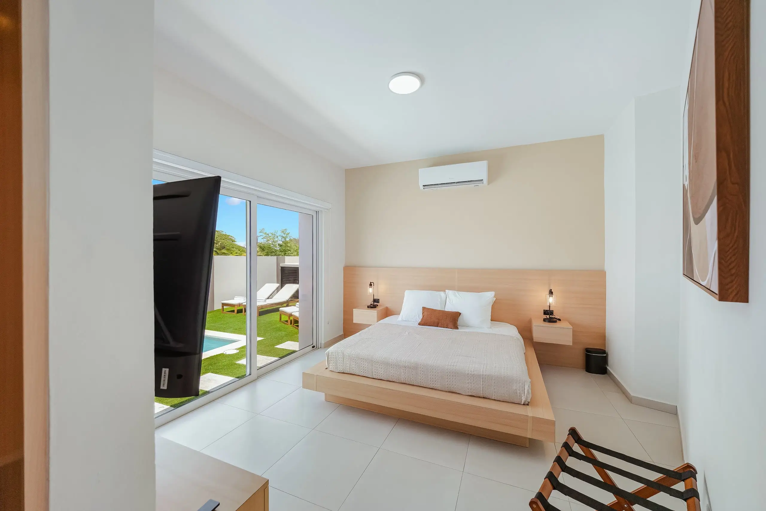 Bedroom one, king bed